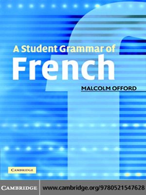 cover image of A Student Grammar of French